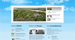 Desktop Screenshot of ferienlager-cuxhaven.de